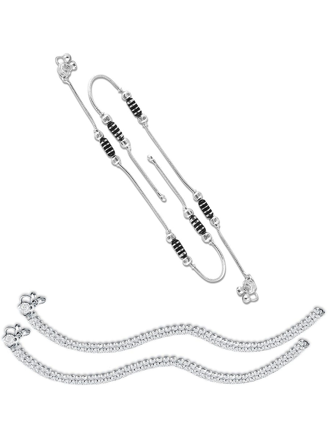 

Lila Silver-Plated Anklet