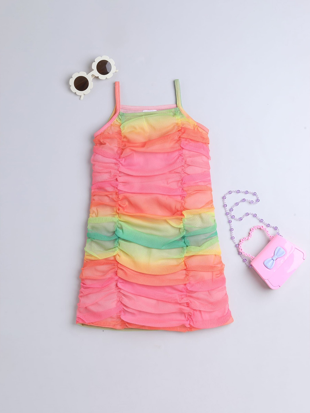 

taffykids Striped T-shirt Dress, Multi