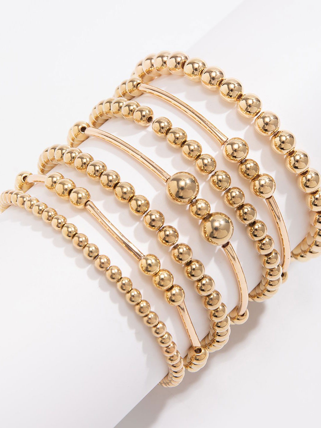 

StyleCast x Revolte Women 6 Hand Painted Gold-Plated Armlet Bracelet