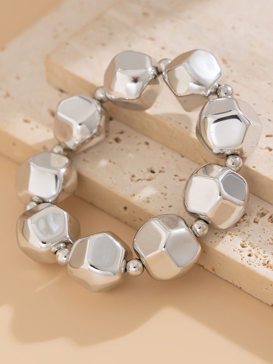 

StyleCast x Revolte Women Hand Painted Silver-Plated Bracelet