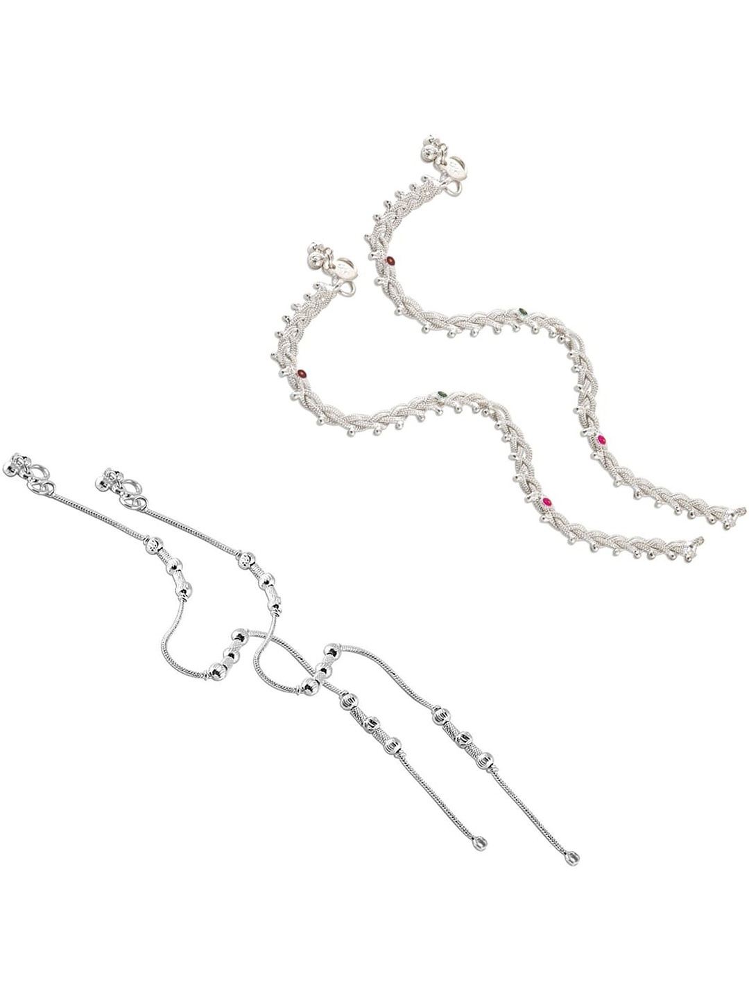 

Lila Silver-Plated Anklet