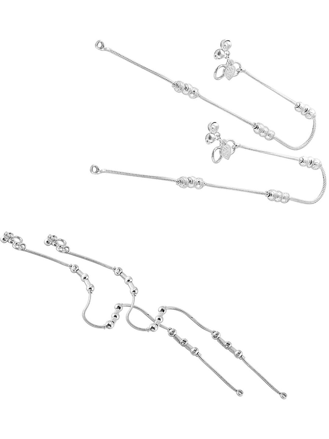 

Lila Silver-Plated Anklet