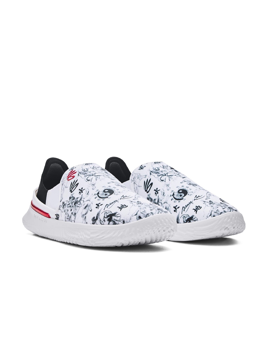 

UNDER ARMOUR Curry x Bruce Lee SlipSpeed Men Basketball Slip Shoes, White