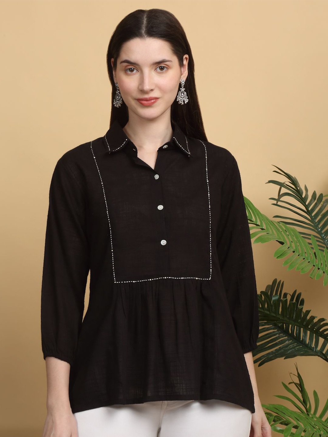 

KALINI Cotton Top, Black