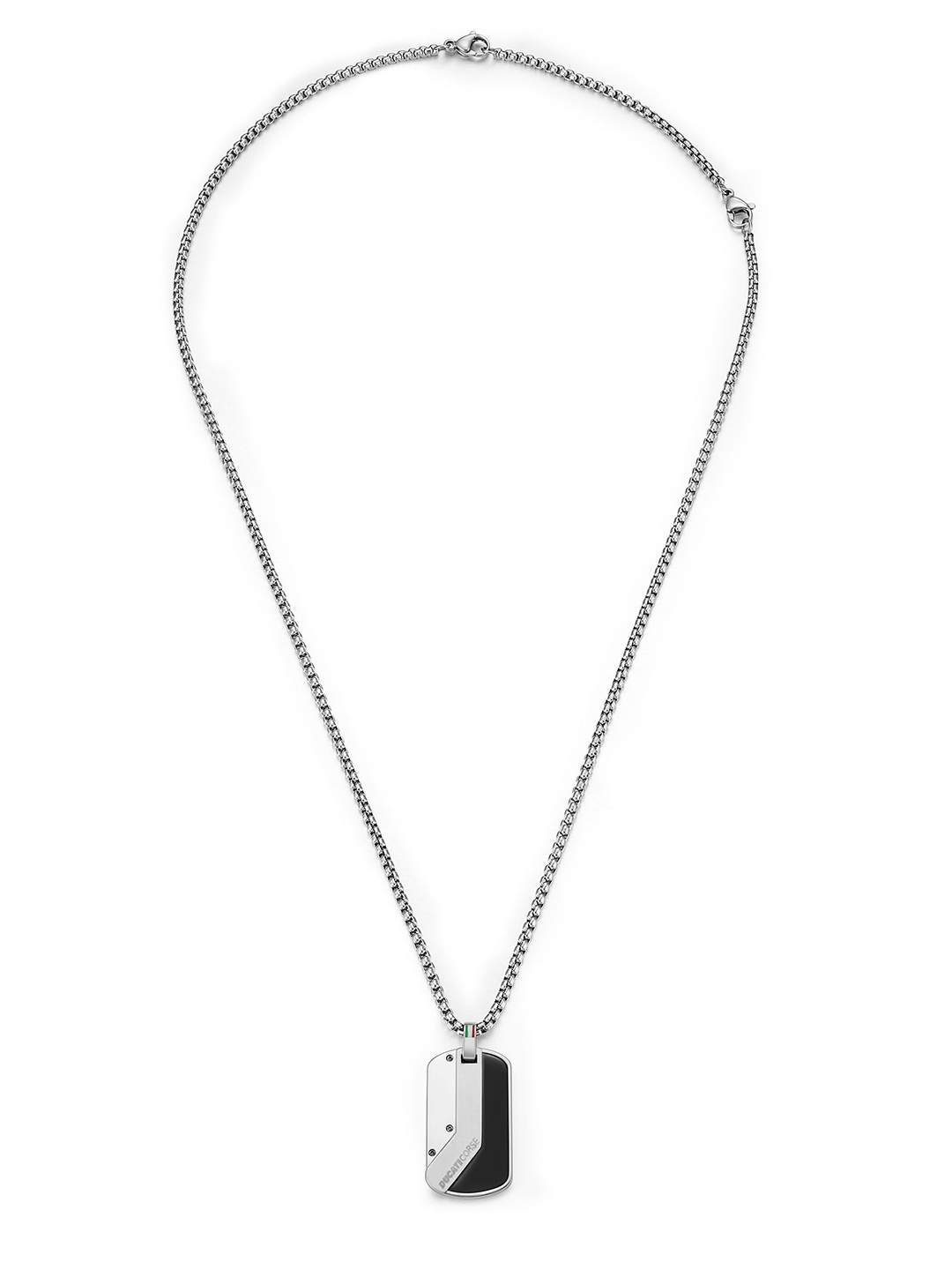 

DUCATI CORSE Men Stainless Steel Chain, Black