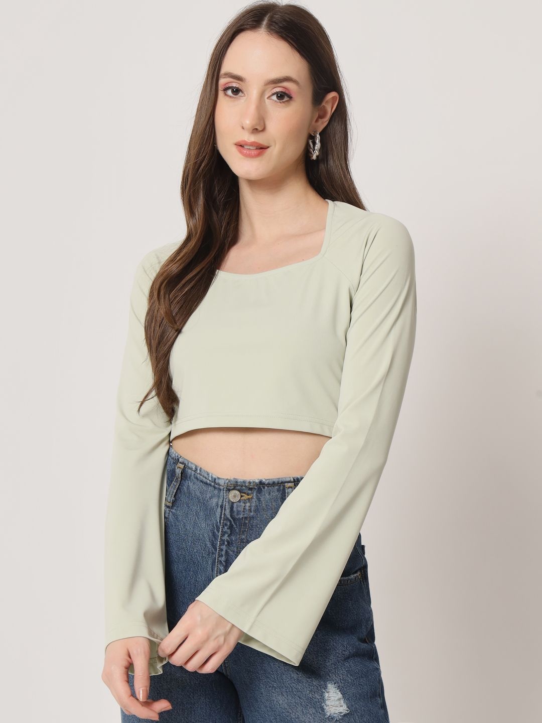 

BAESD Crop Top, Green