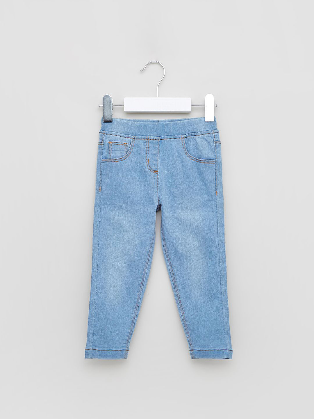 

Juniors by Babyshop Girls Slim Fit Denim Jeggings, Blue