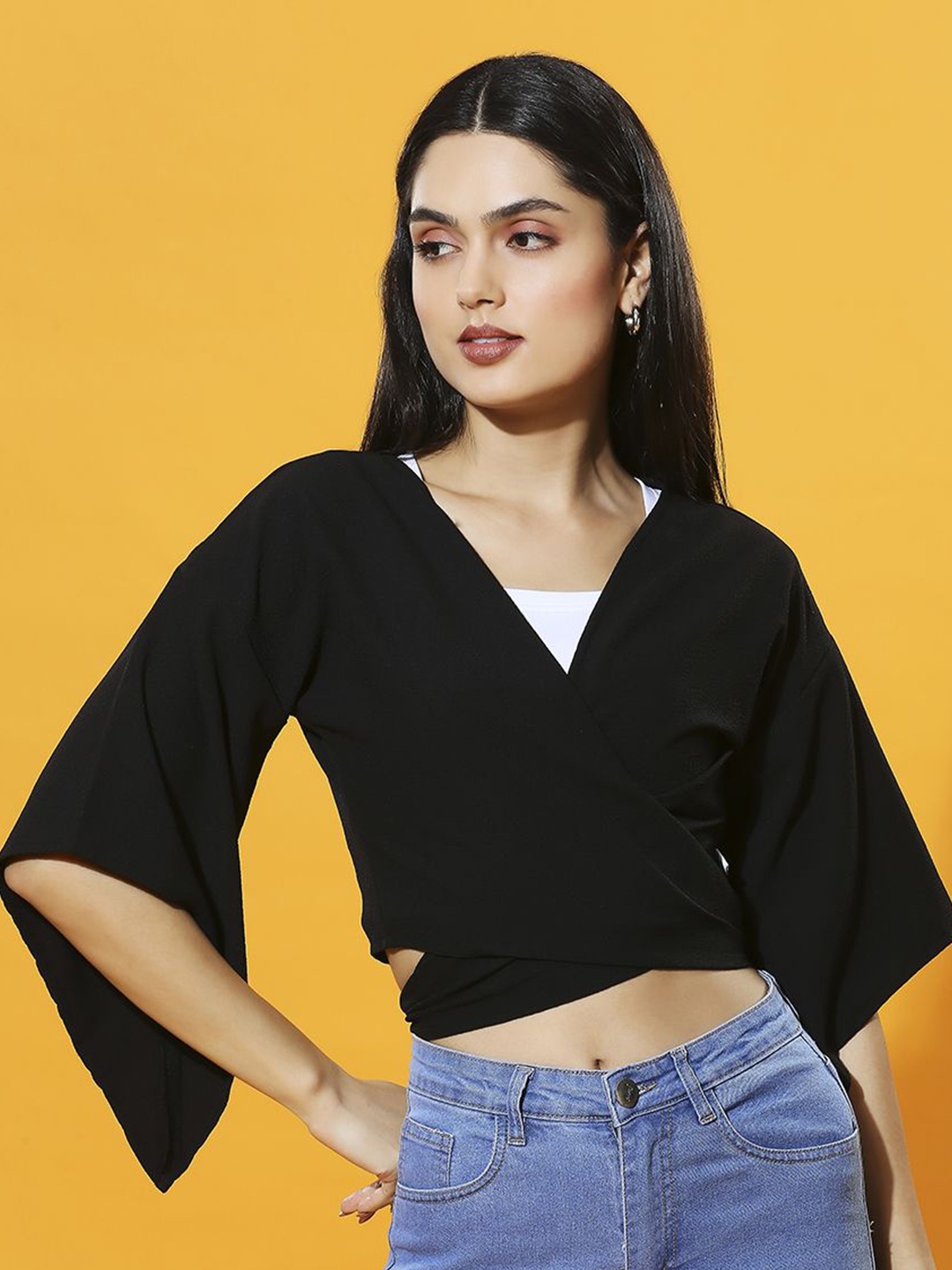 

HERE&NOW Crop Top, Black