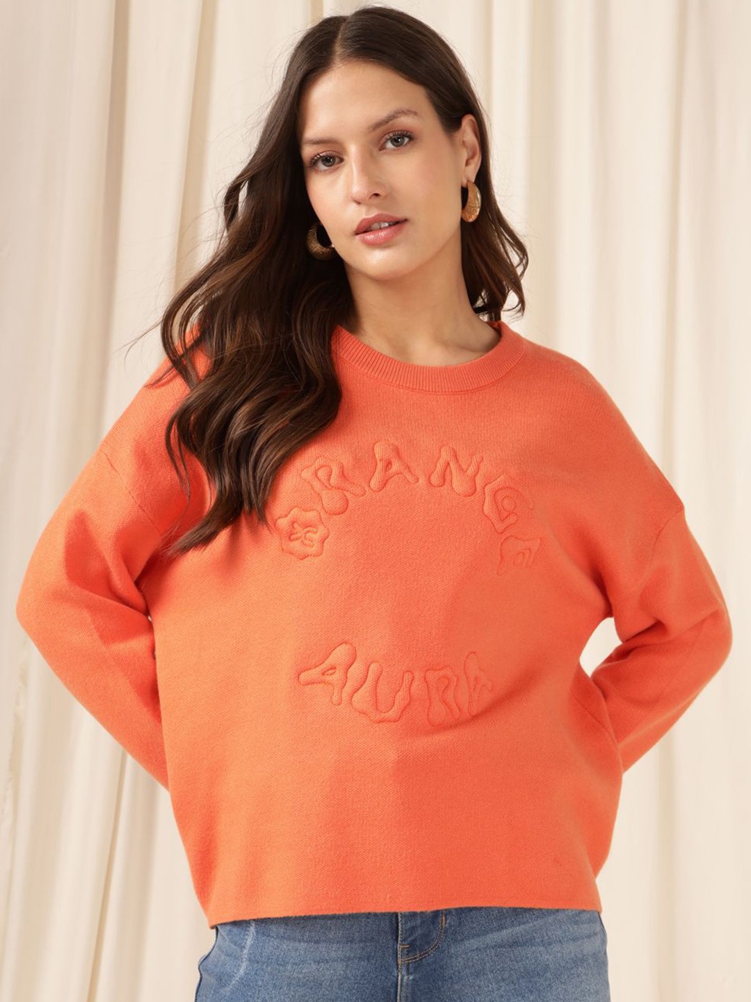 

Xpose Women Sweatshirt, Orange