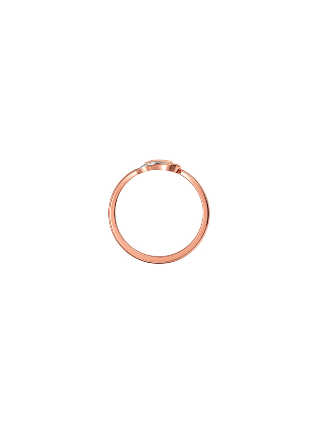 

Joyalukkas Women 18 KT Rose Gold Plated Ring Gold
