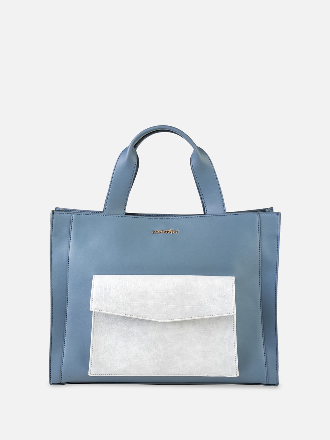 

Monadaa Structured Tote Bag, Blue