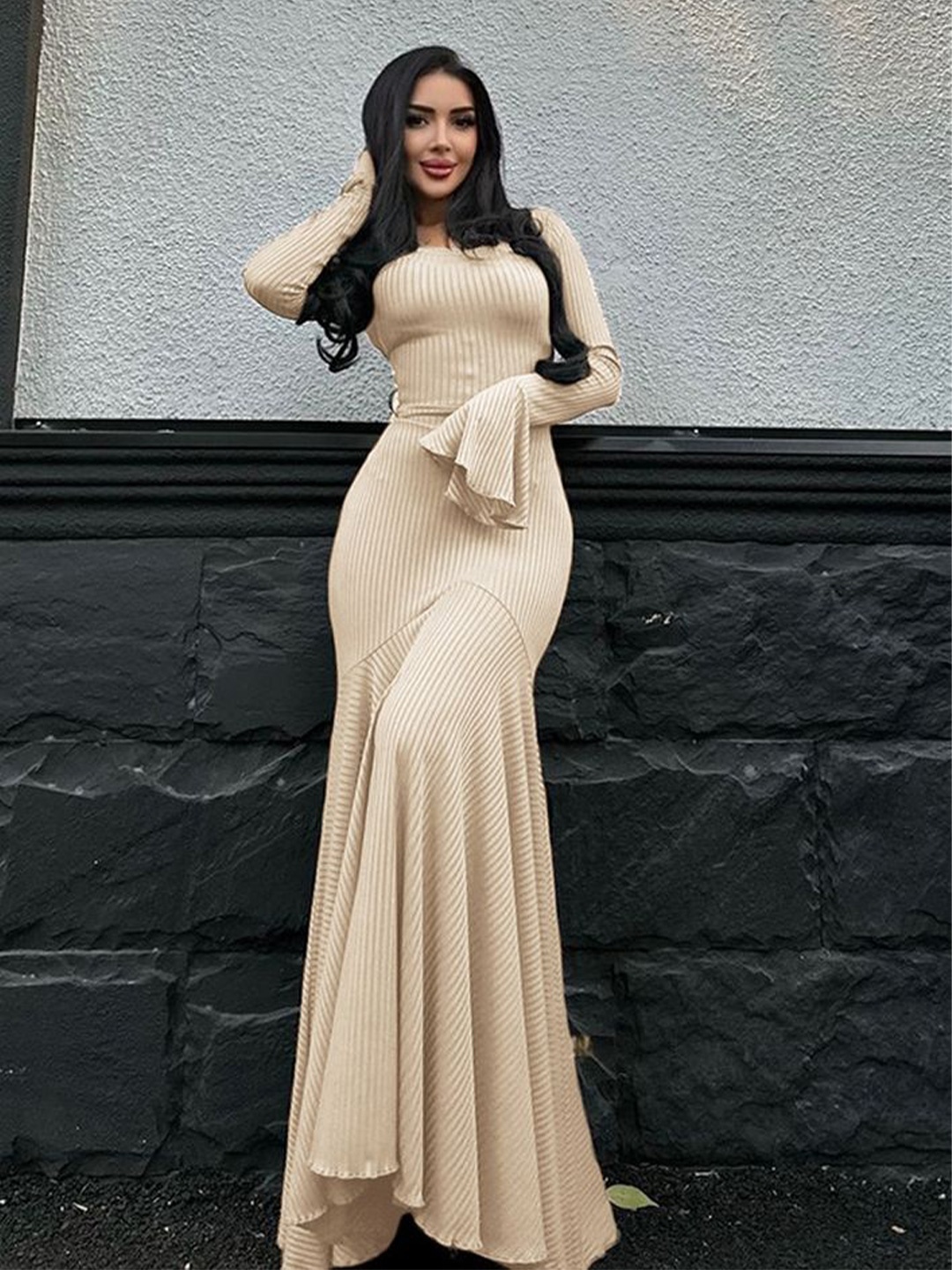 

LULU & SKY Maxi Dress, Khaki