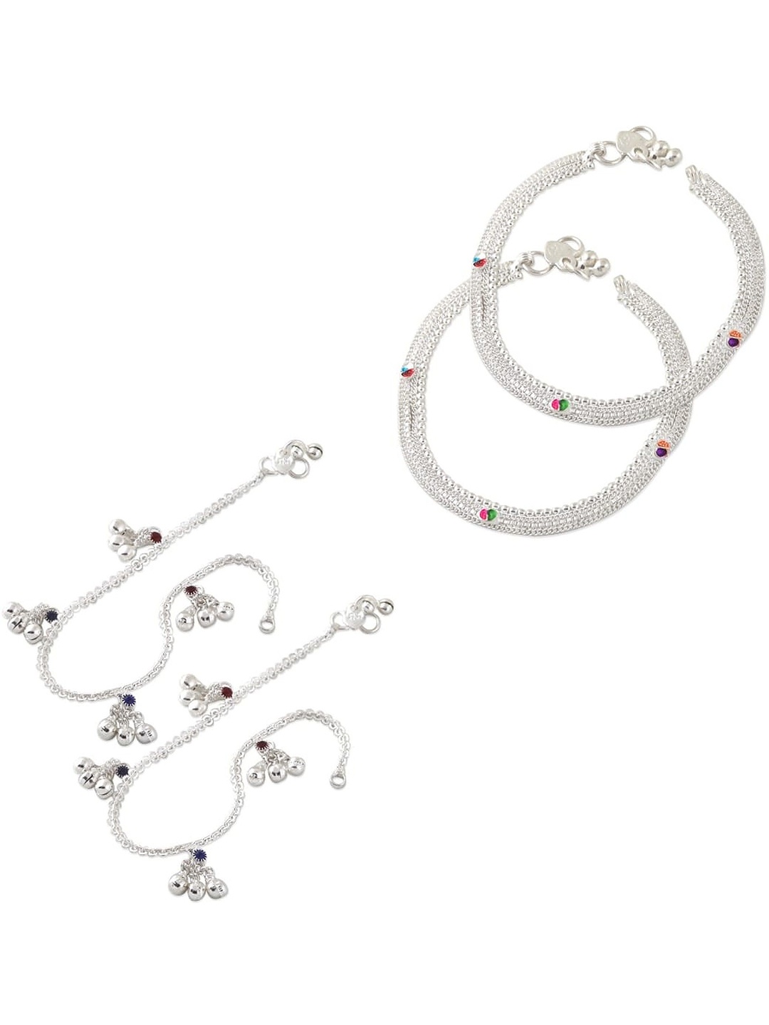 

Lila Silver-Plated Anklet