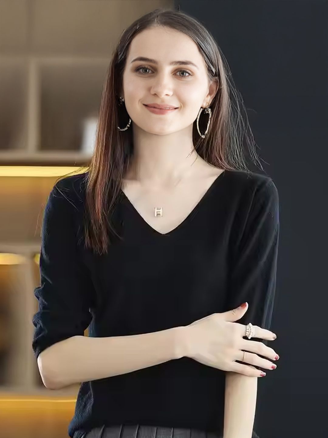 

StyleCast Top, Black