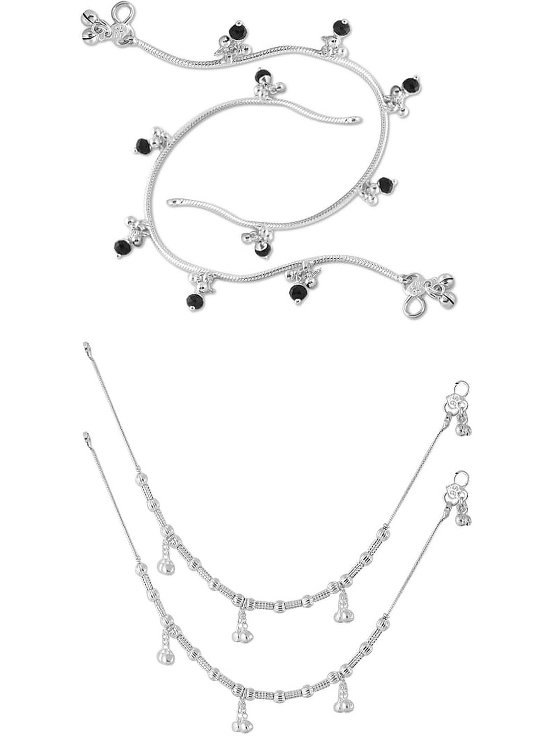 

Lila Silver-Plated Anklet