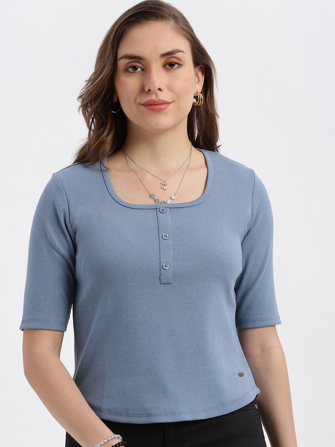 

Grit and Flair Top, Blue