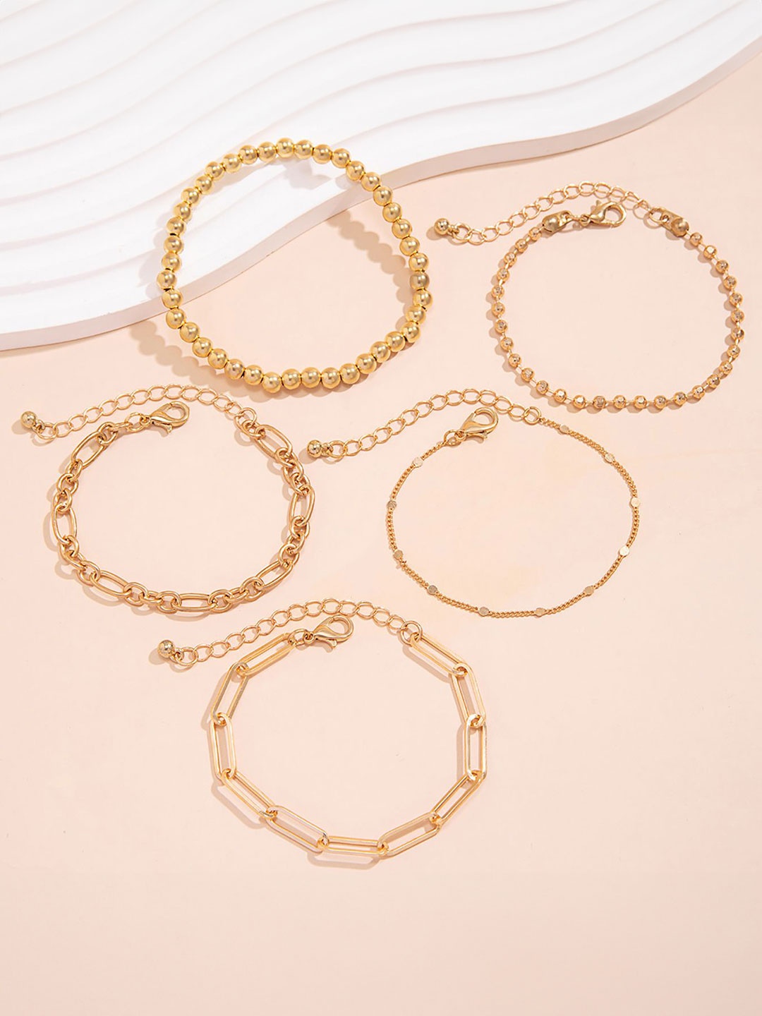

StyleCast x Revolte Women 5 Gold-Plated Armlet Bracelet