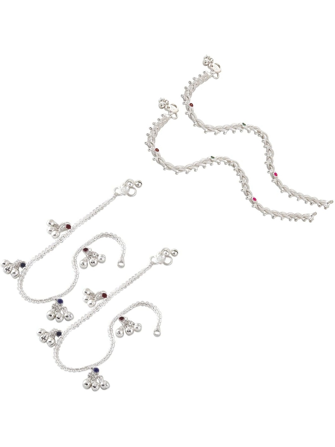 

Lila Silver-Plated Anklet