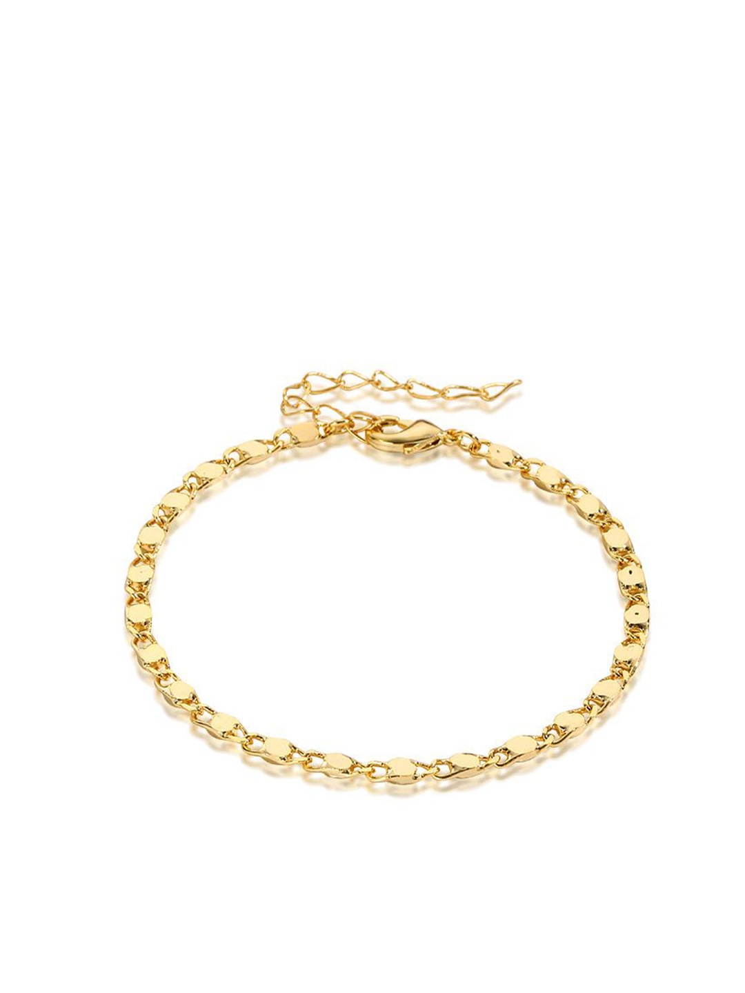 

StyleCast x Revolte Women Handcrafted Gold-Plated Link Bracelet