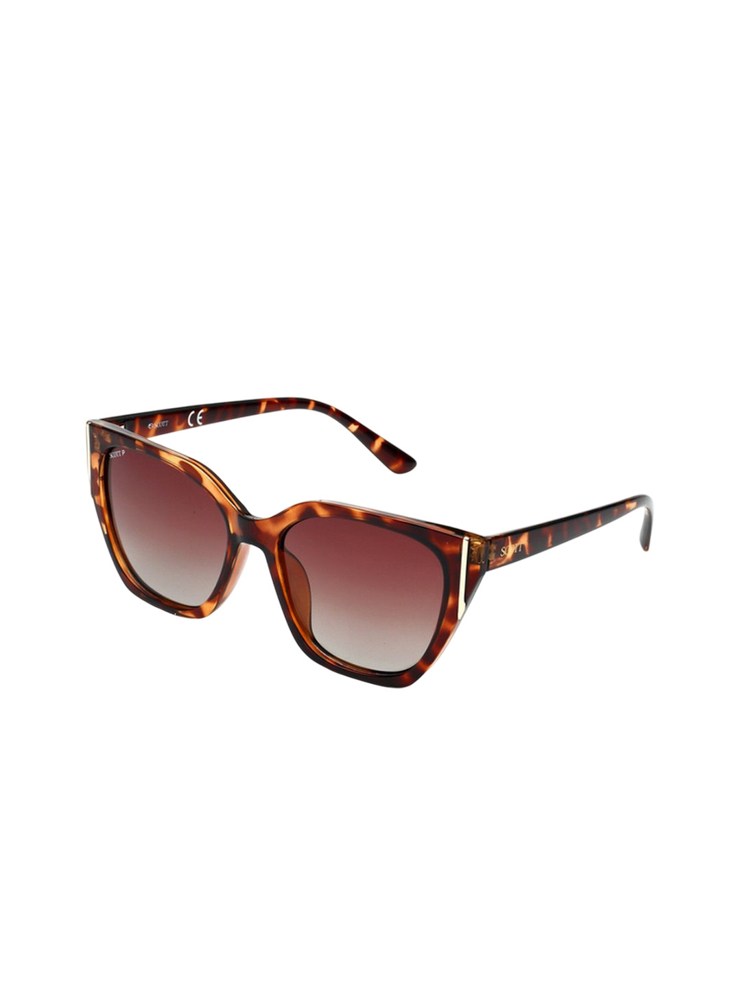 

SCOTT Women Square Sunglasses with UV Protected Lens, Brown