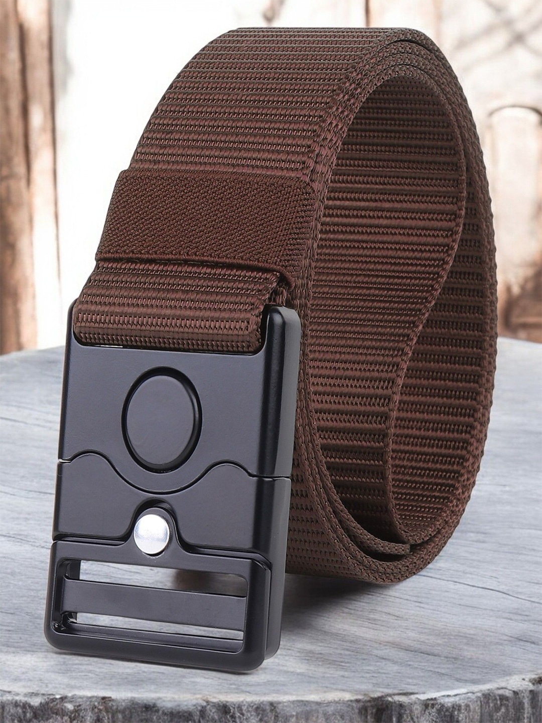 

glitchez Men Formal Belt, Brown