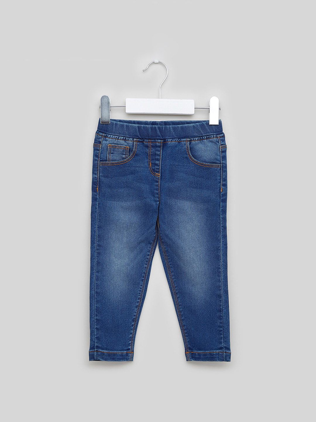 

Juniors by Babyshop Girls Slim Fit Denim Jeggings, Blue