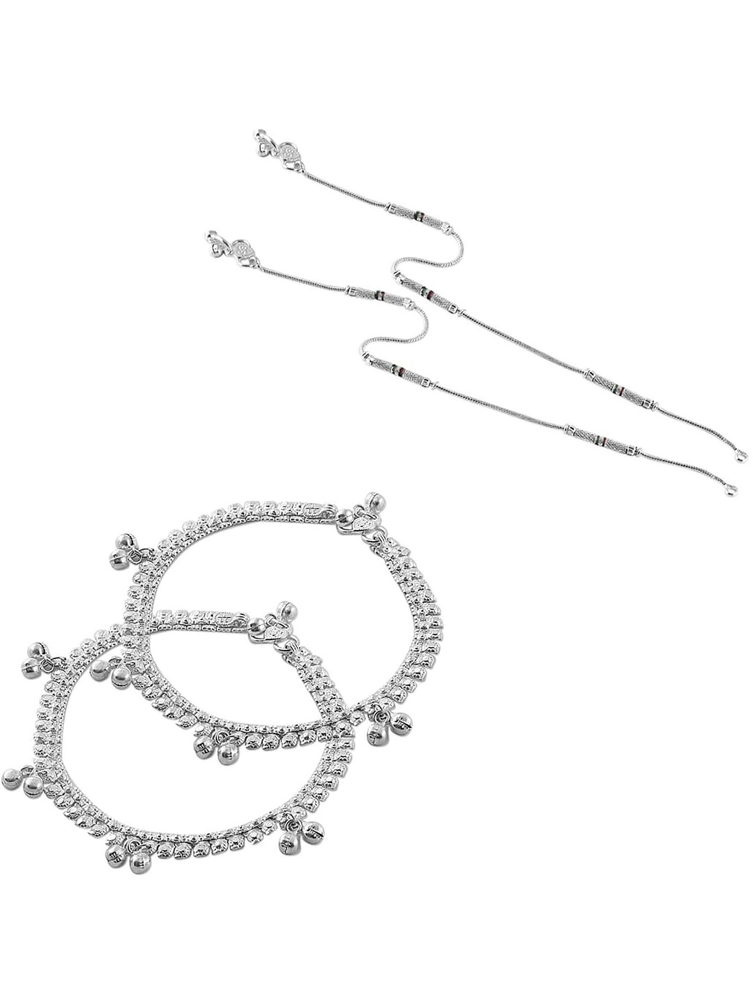 

Lila Silver-Plated Anklet