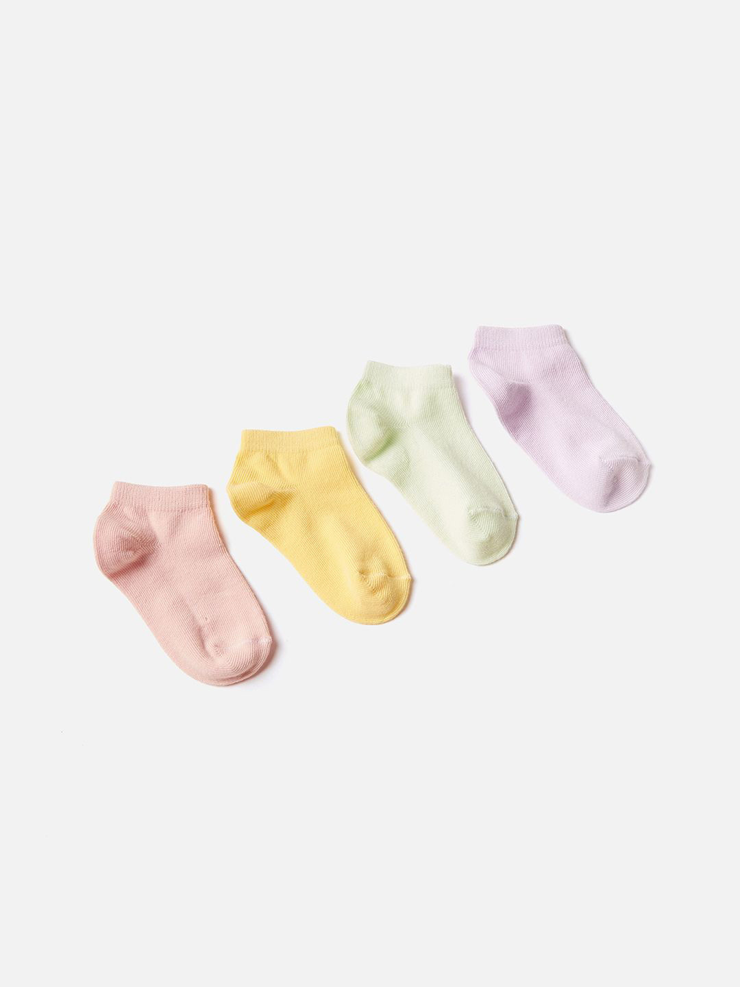 

Juniors by Babyshop Infant Girls Pack Of 4 Ankle-Length Socks, Yellow
