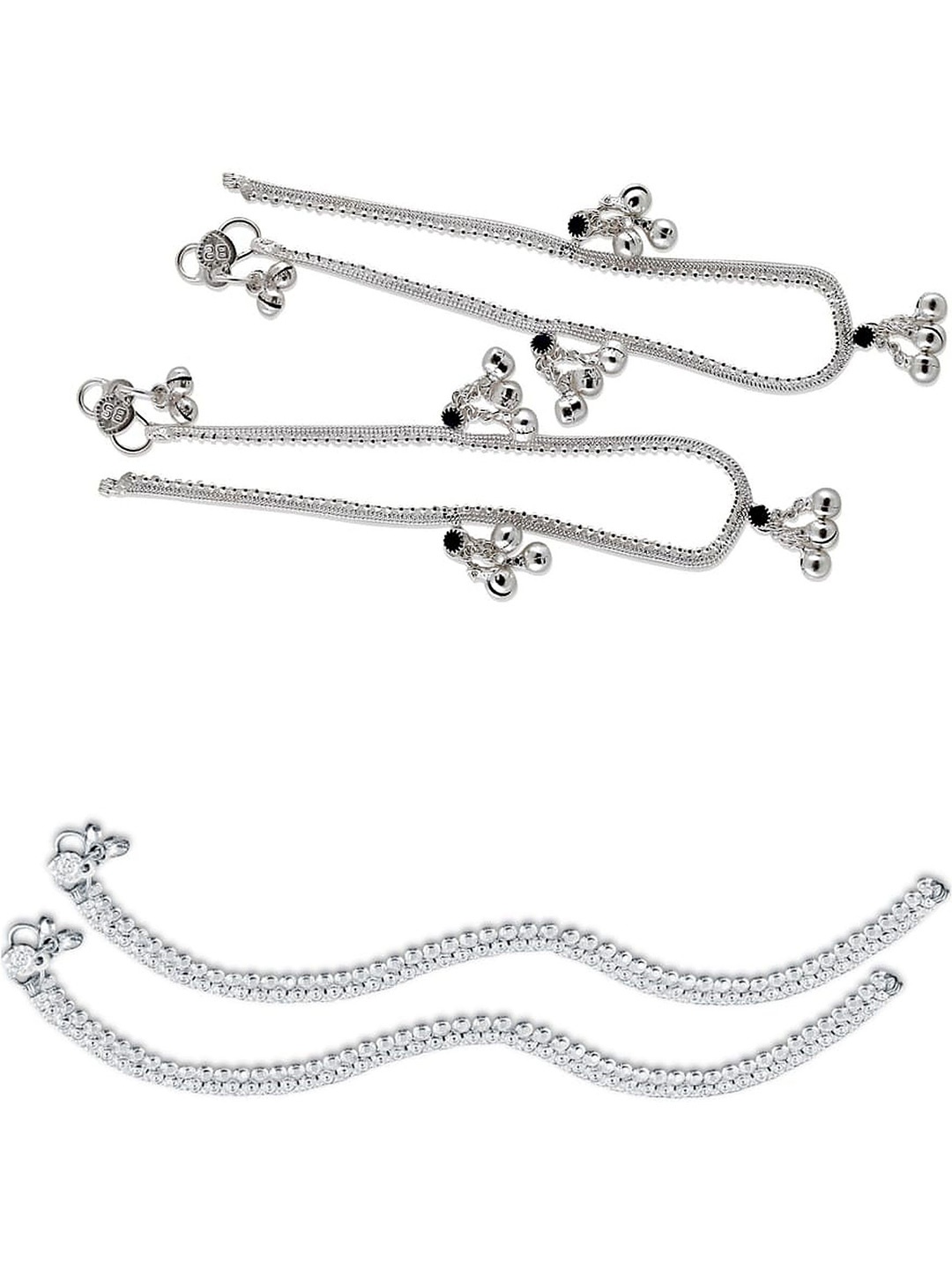 

Lila Silver-Plated Anklet