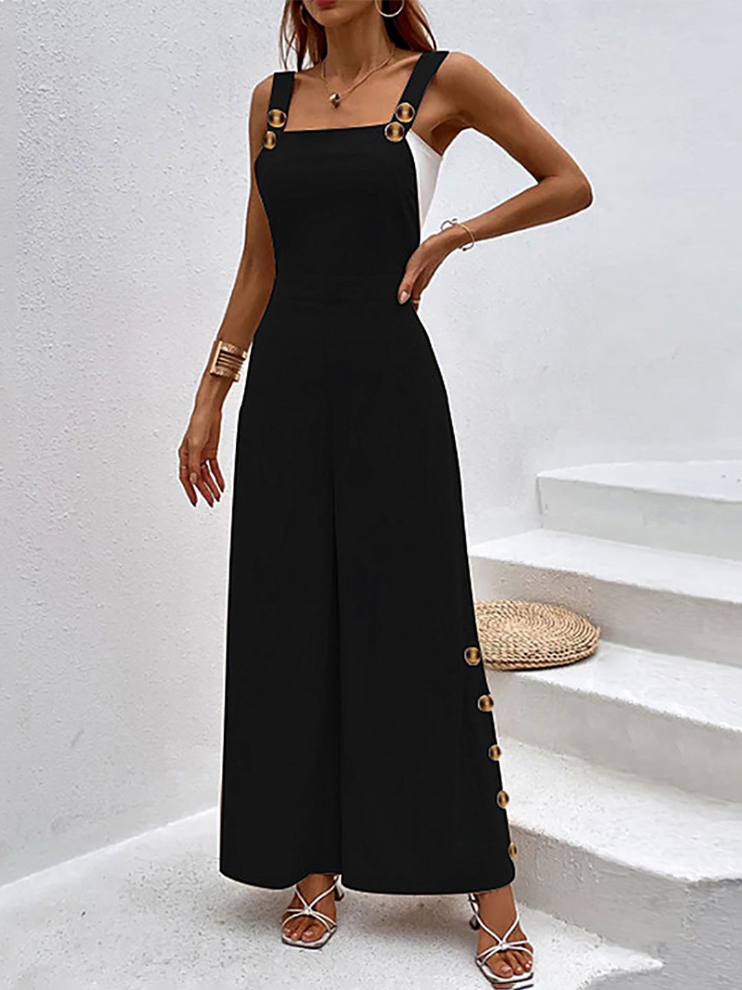 

JC Mode Basic Jumpsuit, Black