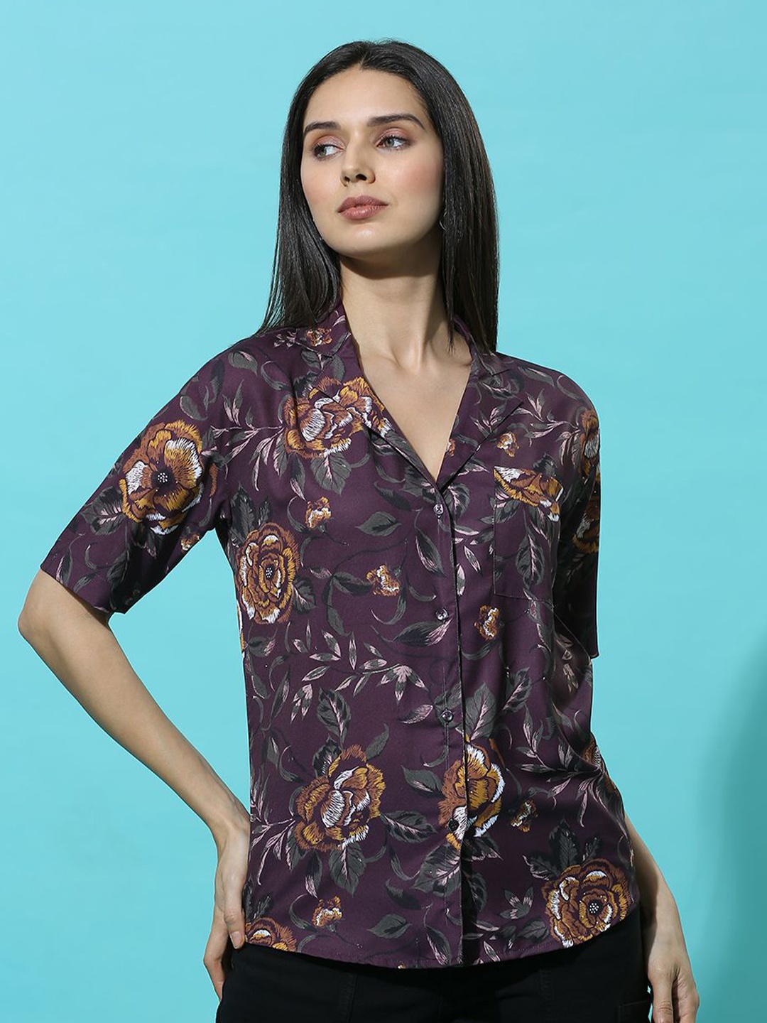 

HERE&NOW Top, Brown