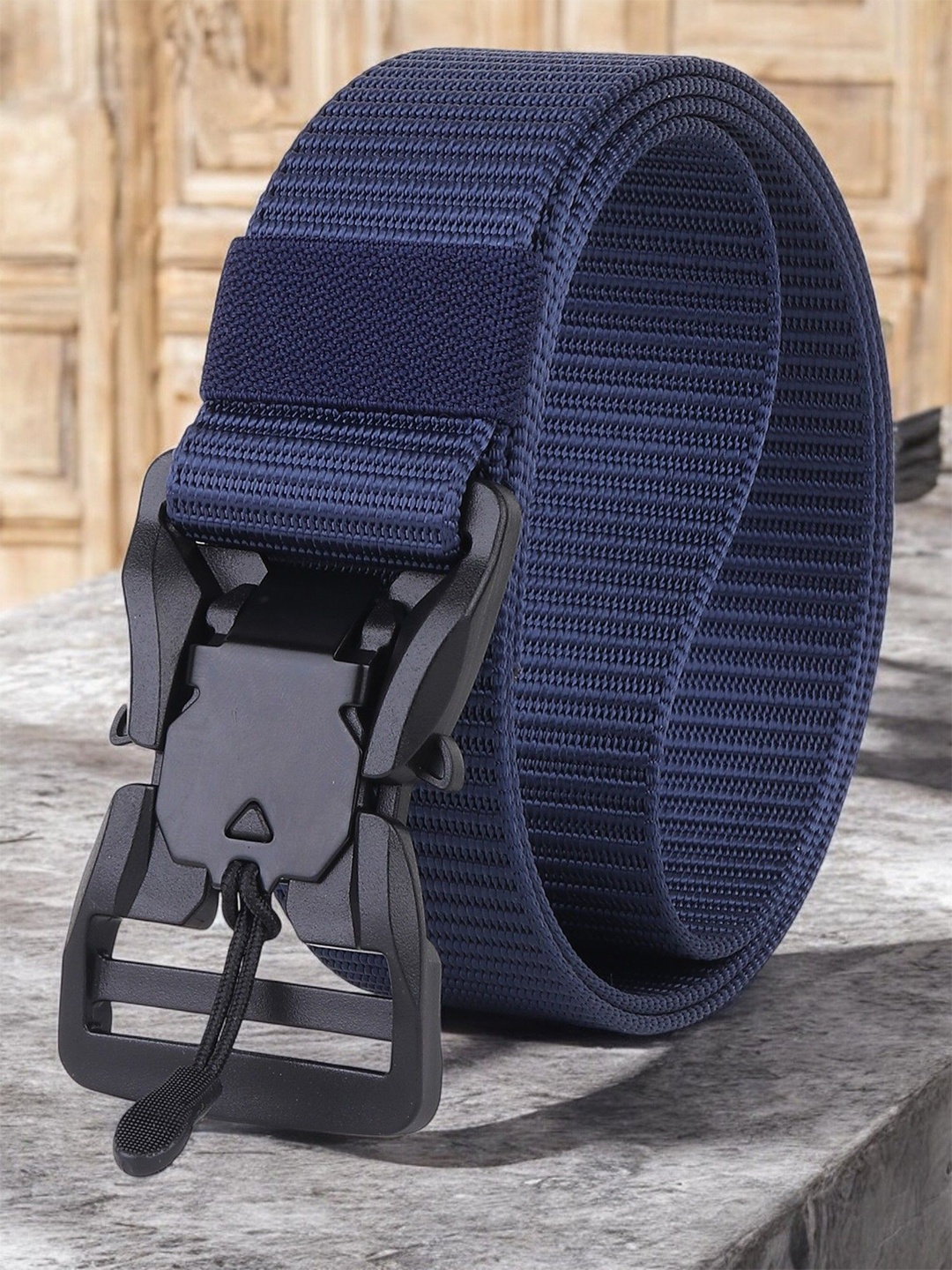 

glitchez Men Belt, Blue