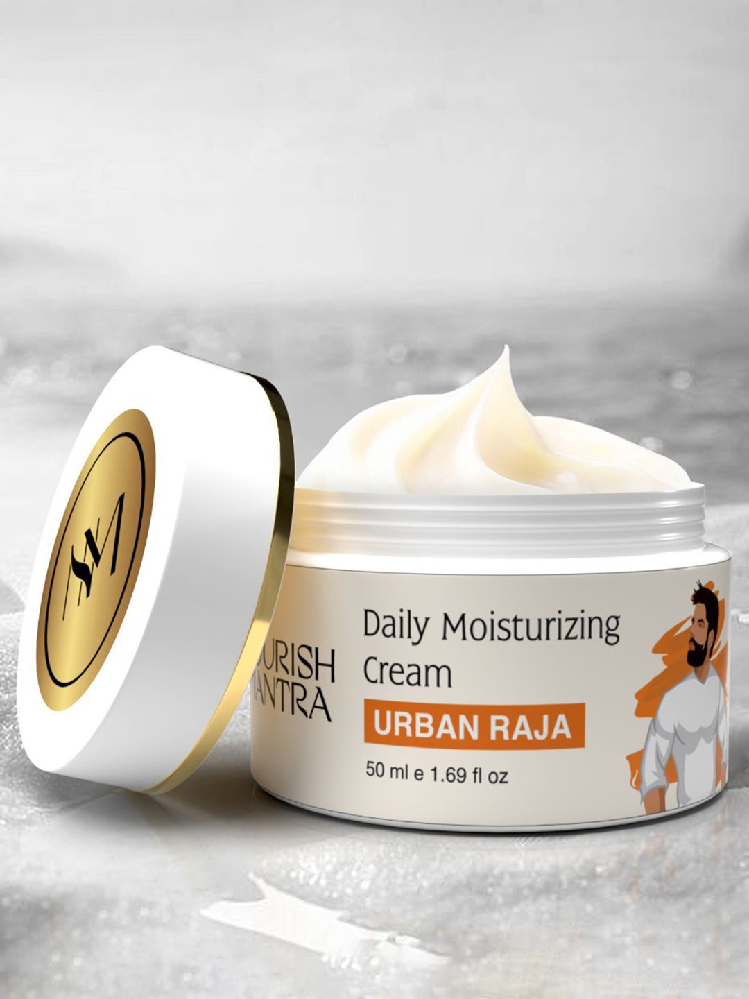 

Nourish Mantra Urban Raja Daily Moisturizing Cream with Hyaluronic Acid - 50 ml, White
