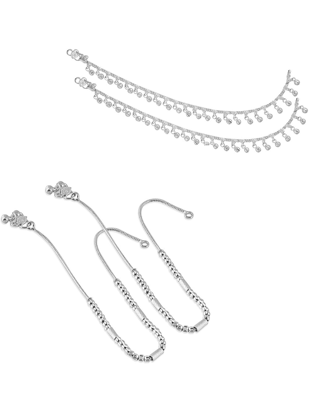 

Lila Silver-Plated Anklet