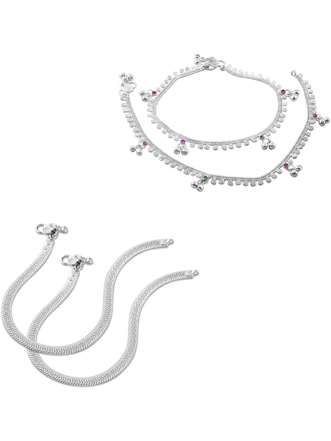 

Lila Silver-Plated Anklet