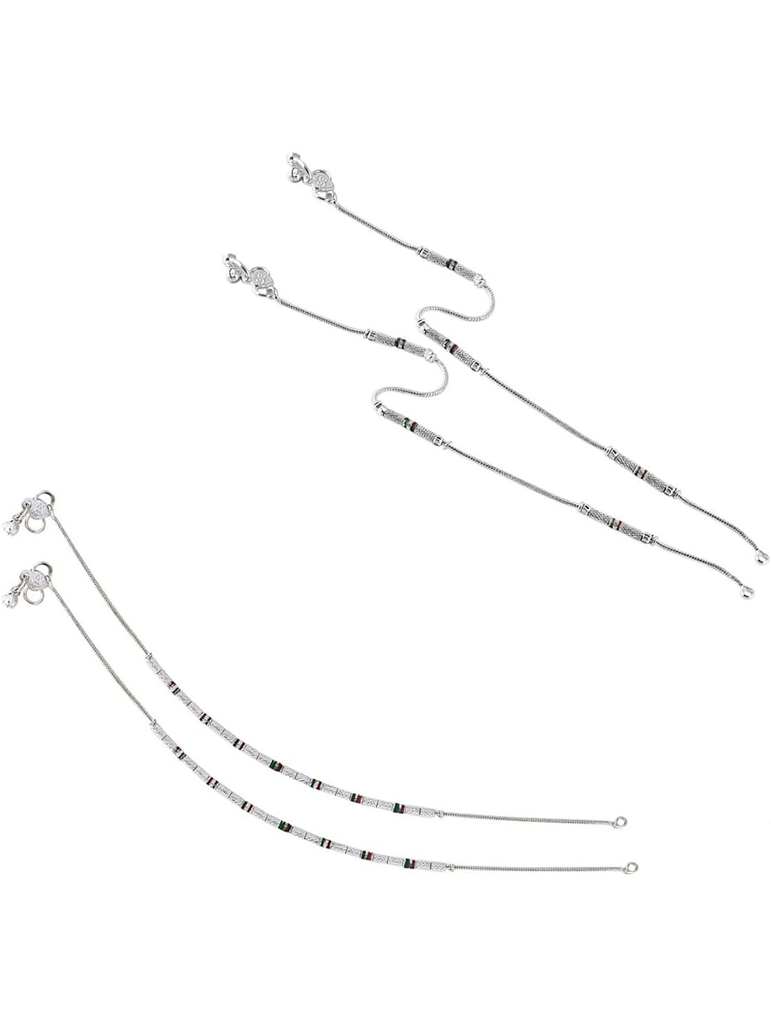 

Lila Silver-Plated Anklet