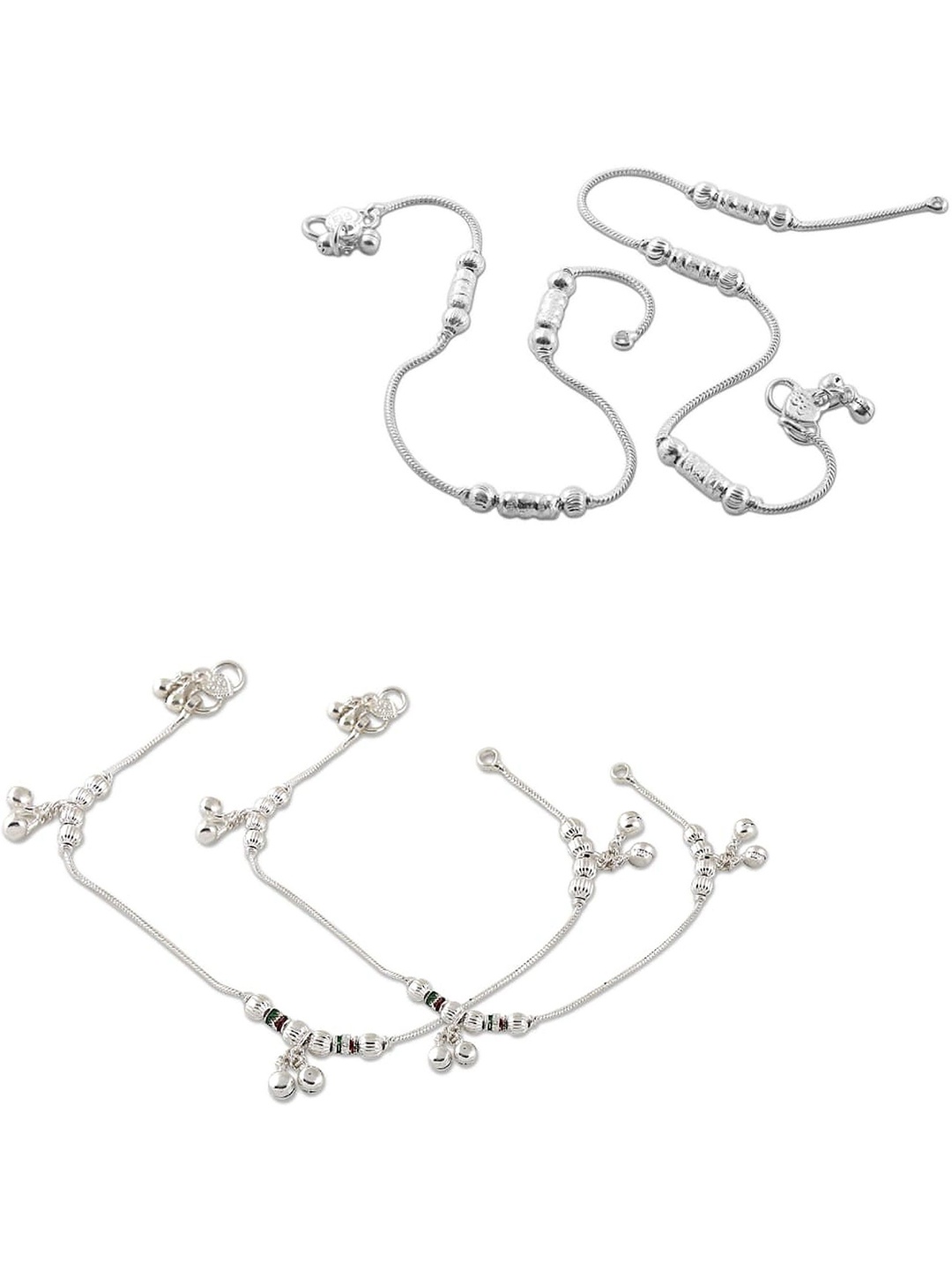 

Lila Silver-Plated Anklet