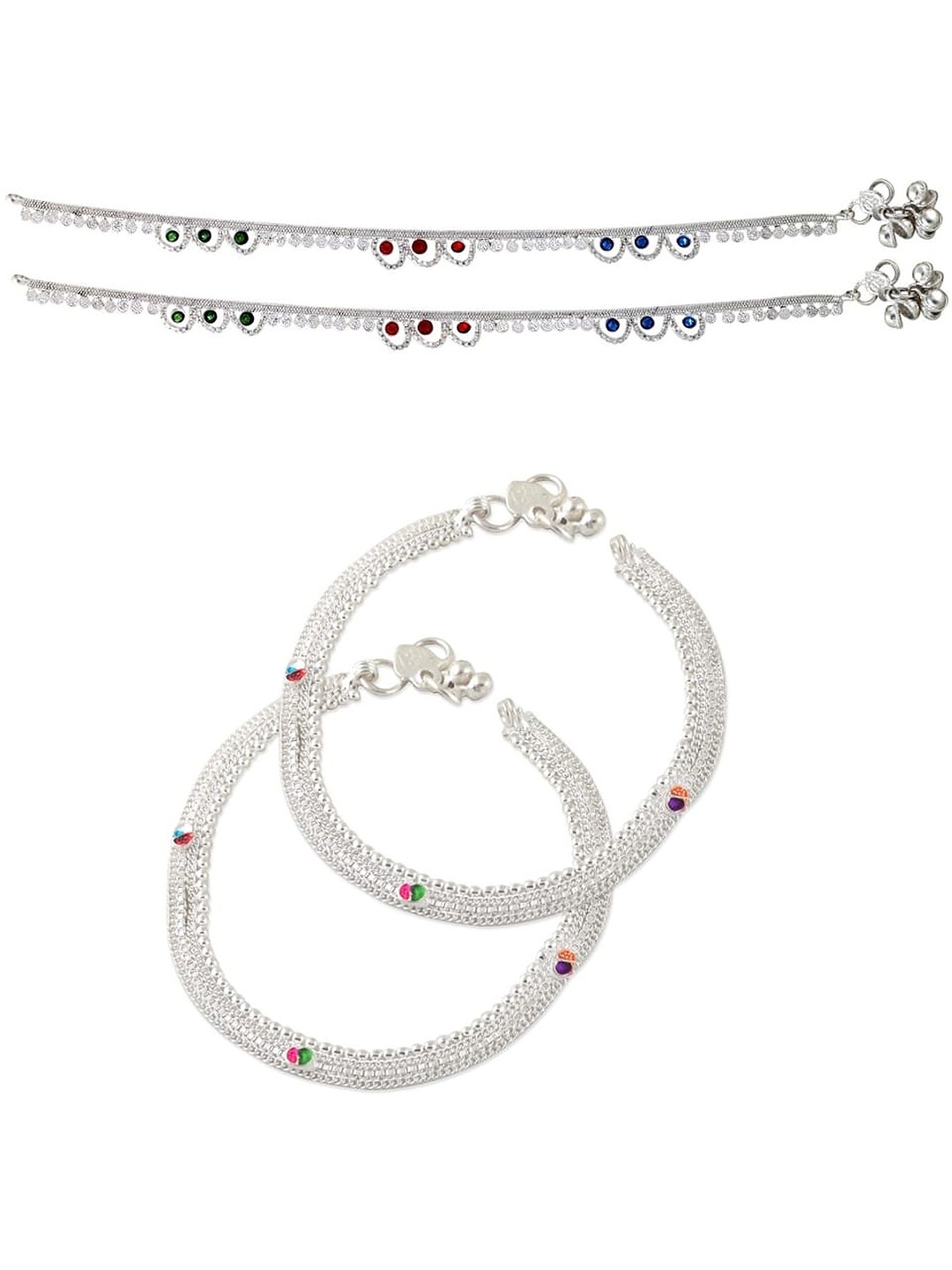 

Lila Silver-Plated Anklet