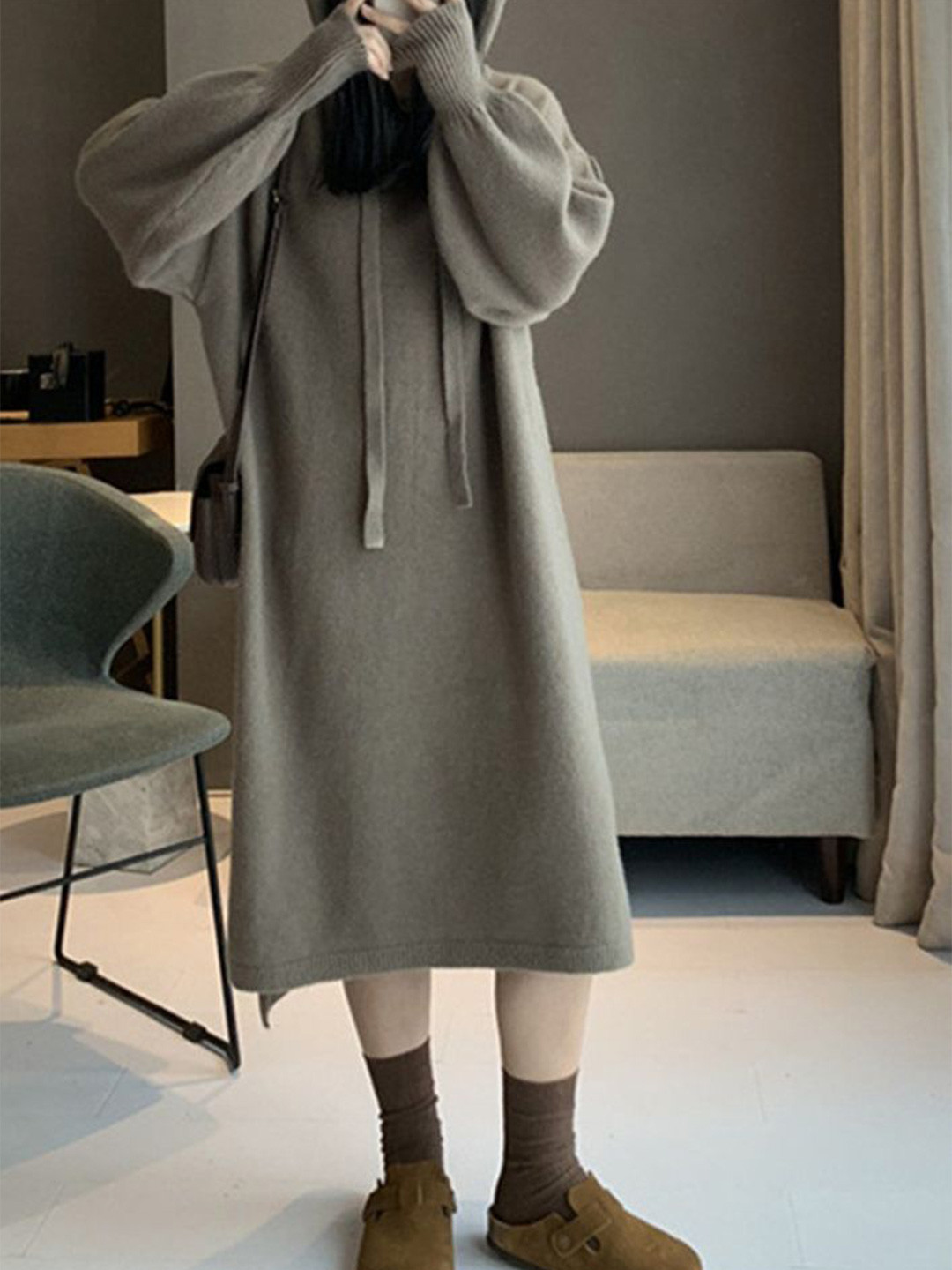 

LULU & SKY A-Line Dress, Grey