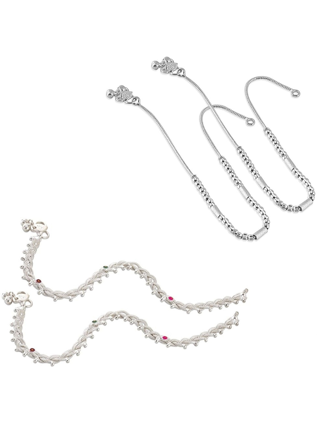 

Lila Silver-Plated Anklet