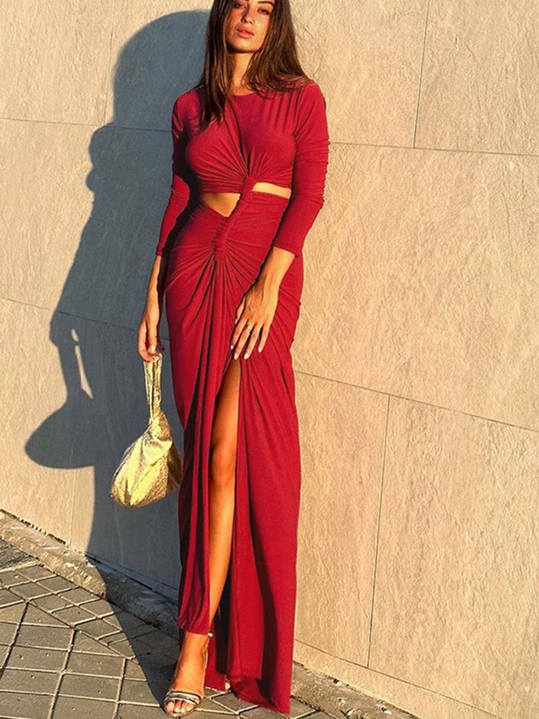 

LULU & SKY Maxi Midi Dress, Red