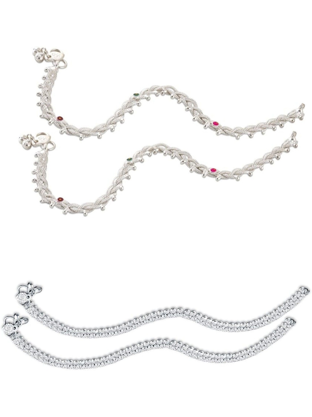 

Lila Silver-Plated Anklet