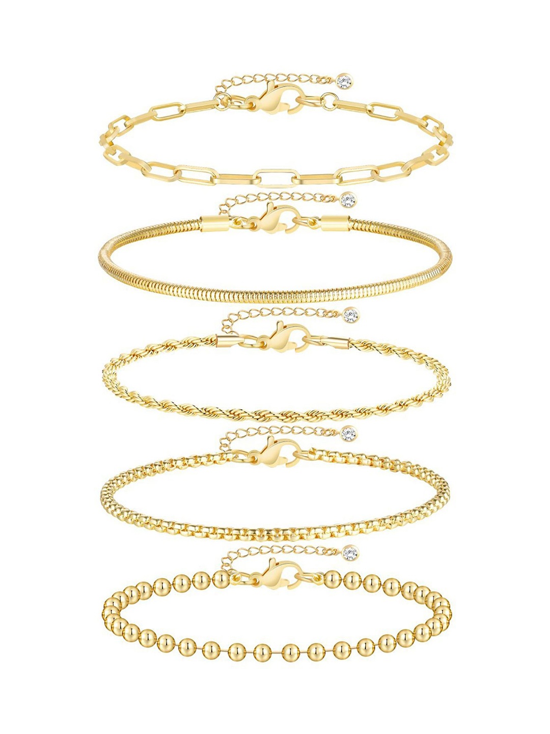 

StyleCast x Revolte Women Gold-Plated Link Bracelet
