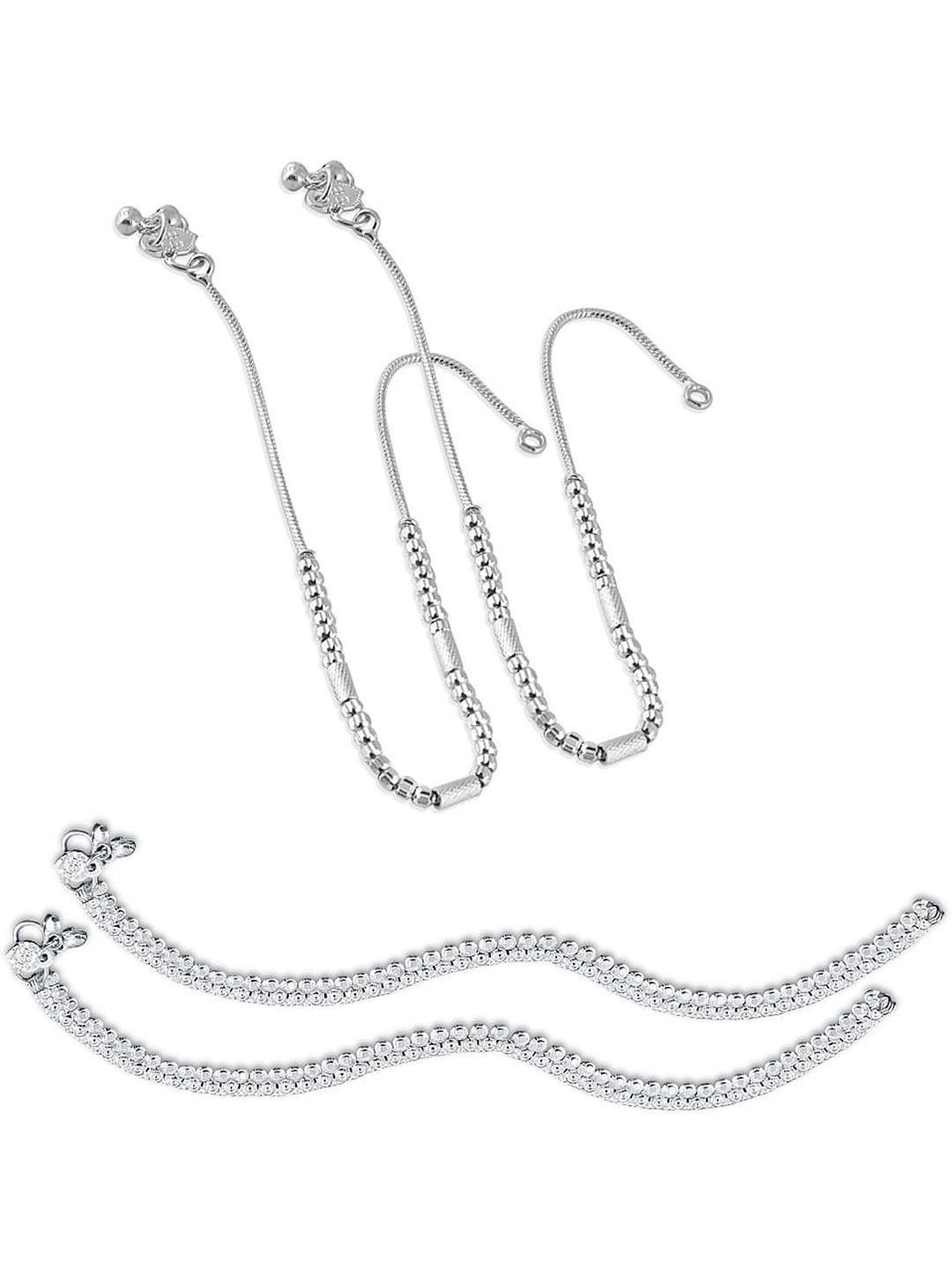 

Lila Silver-Plated Anklet