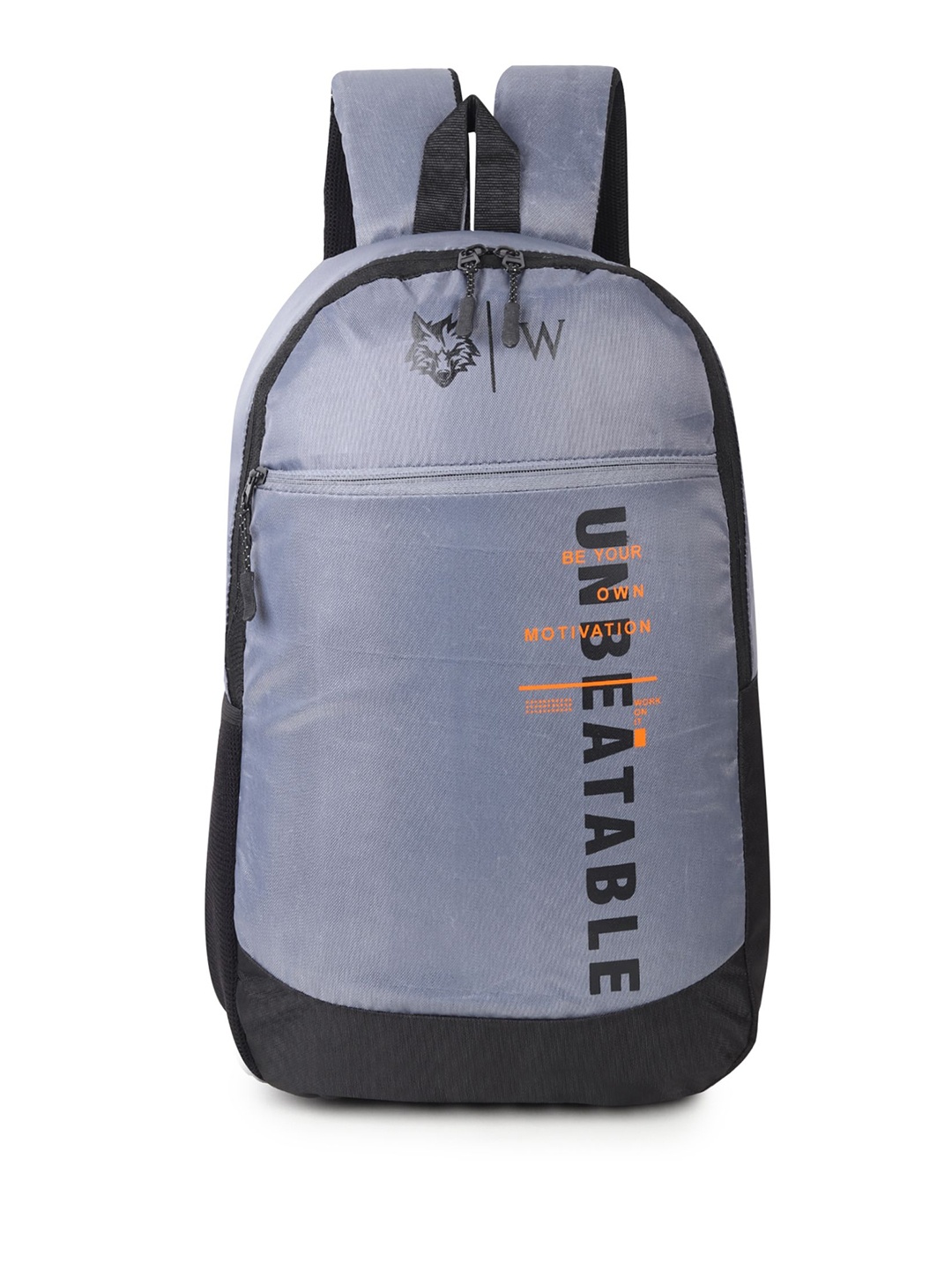 

Wolfvogue Unisex Brand Logo Backpack, Grey
