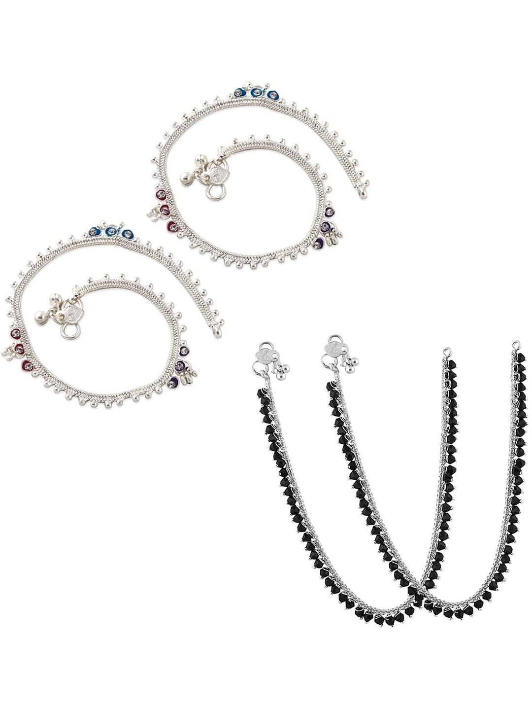 

Lila Silver-Plated Anklet