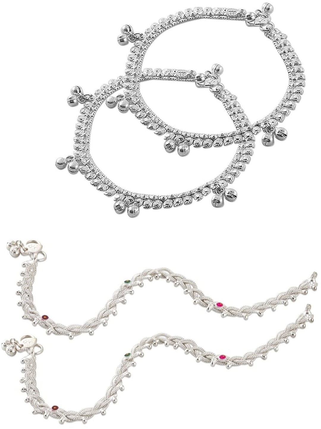 

Lila Silver-Plated Anklet