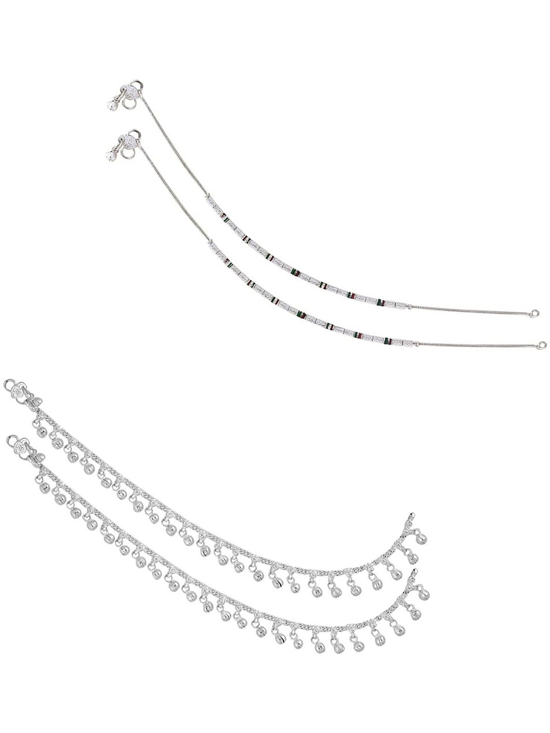 

Lila Silver-Plated Anklet