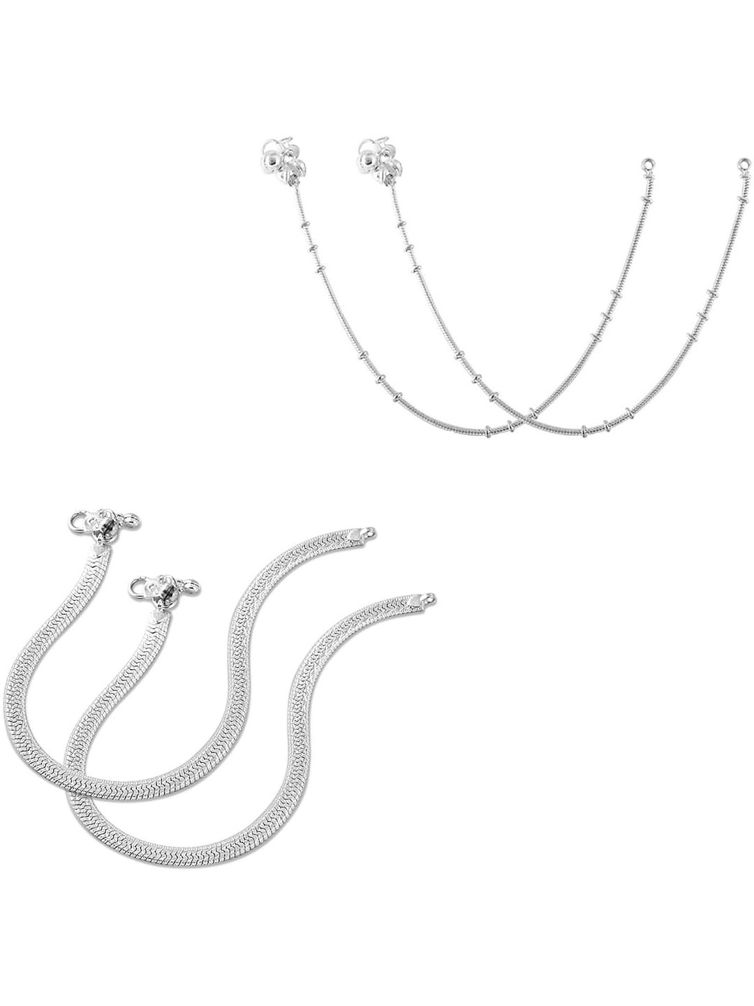 

Lila Silver-Plated Anklet