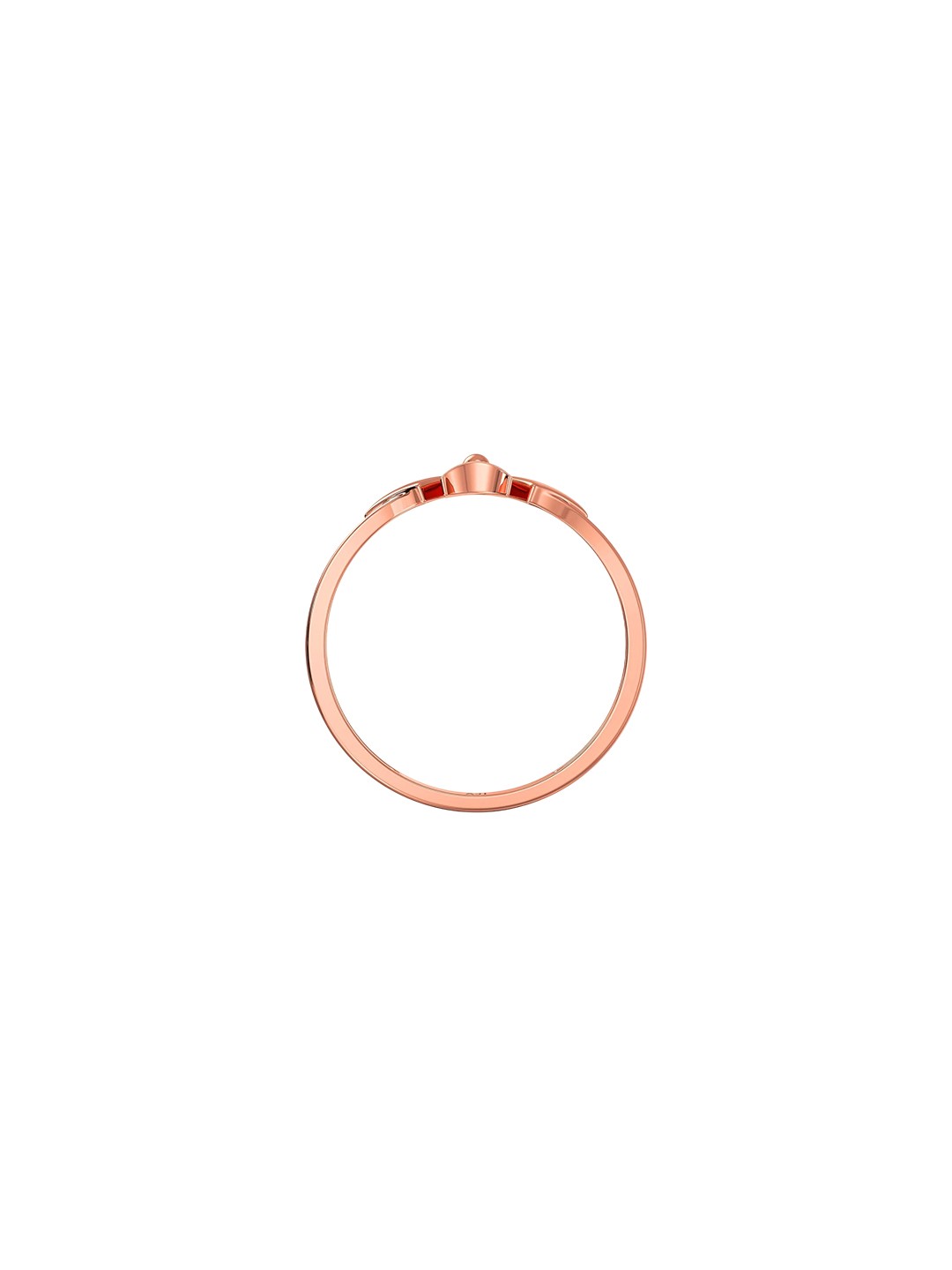 

Joyalukkas Women 18 KT Ring, Rose gold